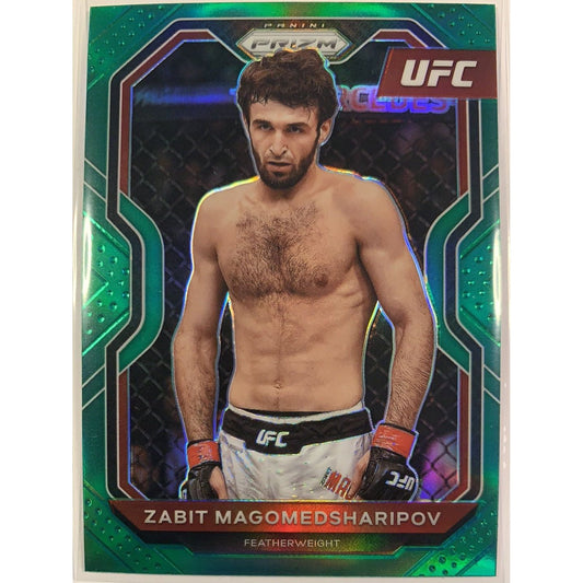 2021 Panini Prizm UFC Zabit Magomedsharipov Green Prizm #93  Local Legends Cards & Collectibles