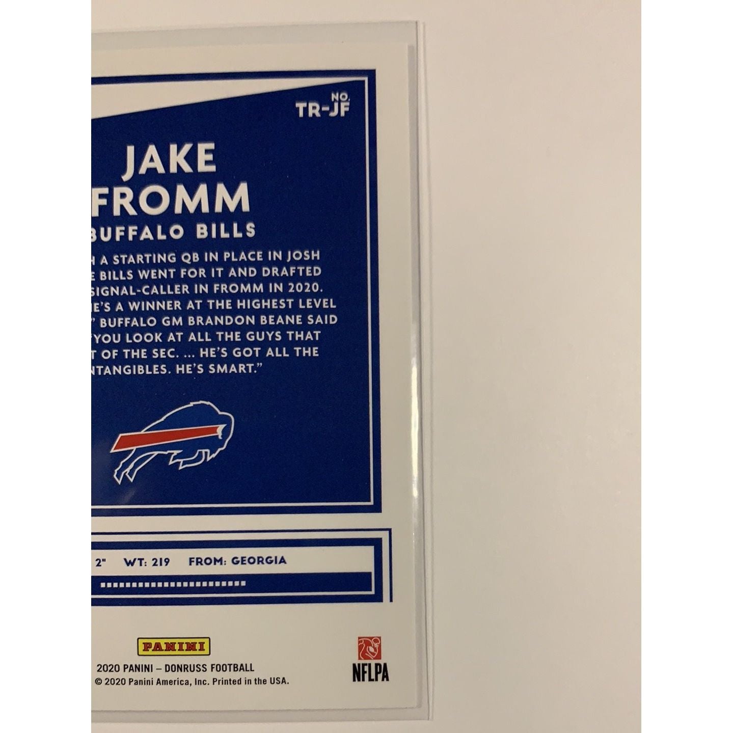  2020 Donruss Jake Fromm The Rookies Holo Foil  Local Legends Cards & Collectibles