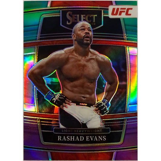 2022 Select Rashad Evans Green Purple Holo Prizm