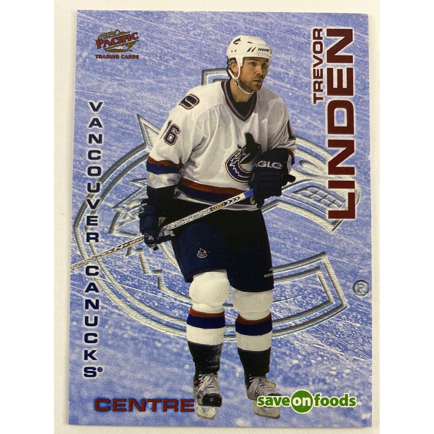 2004 Pacific Vancouver Canucks Trevor Linden
