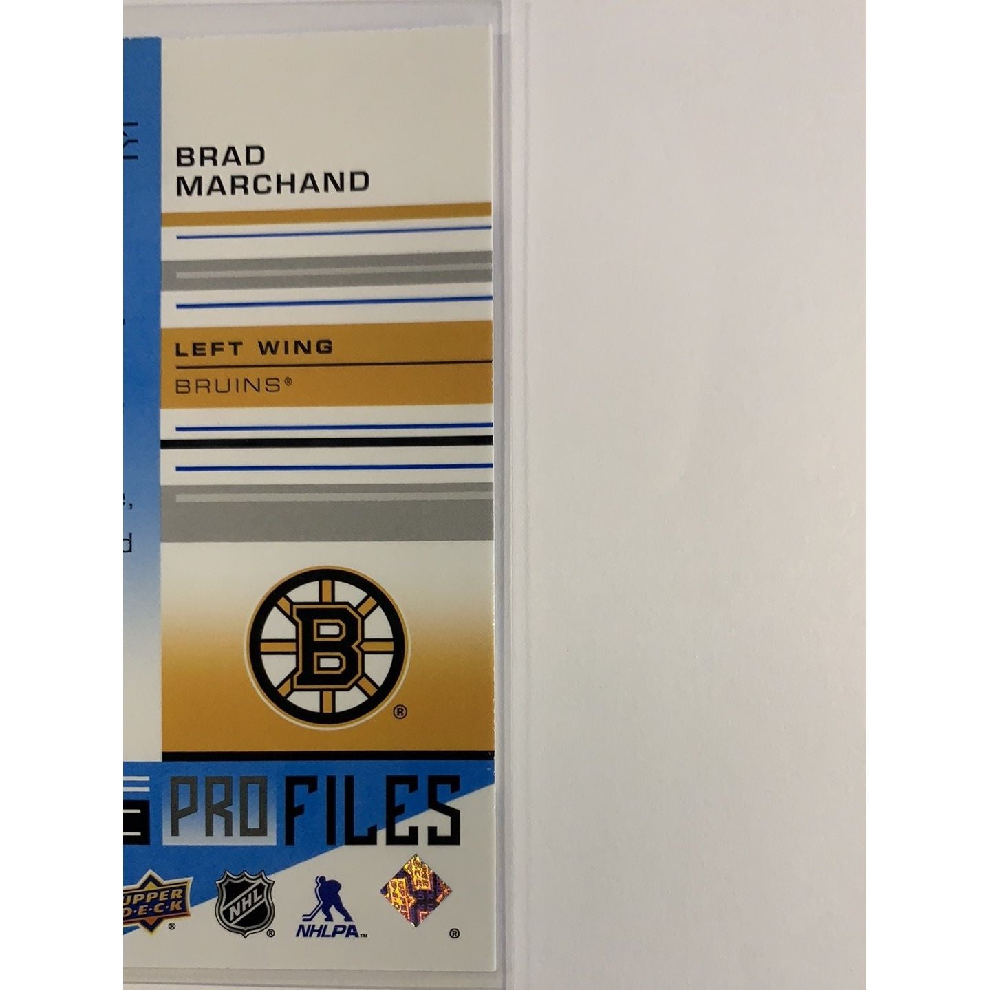  2019-20 SP Brad Marchand Authentic Pro Files  Local Legends Cards & Collectibles