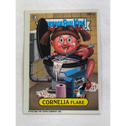 1988 Topps Garbage Pail Kids Cornelia Flake Die Cut