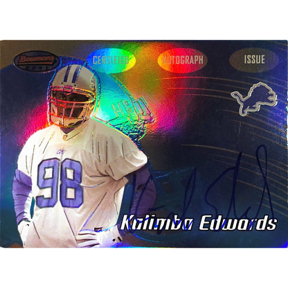  2002 Bowman’s Best Kalimba Edwards Certified Autograph Issue  Local Legends Cards & Collectibles