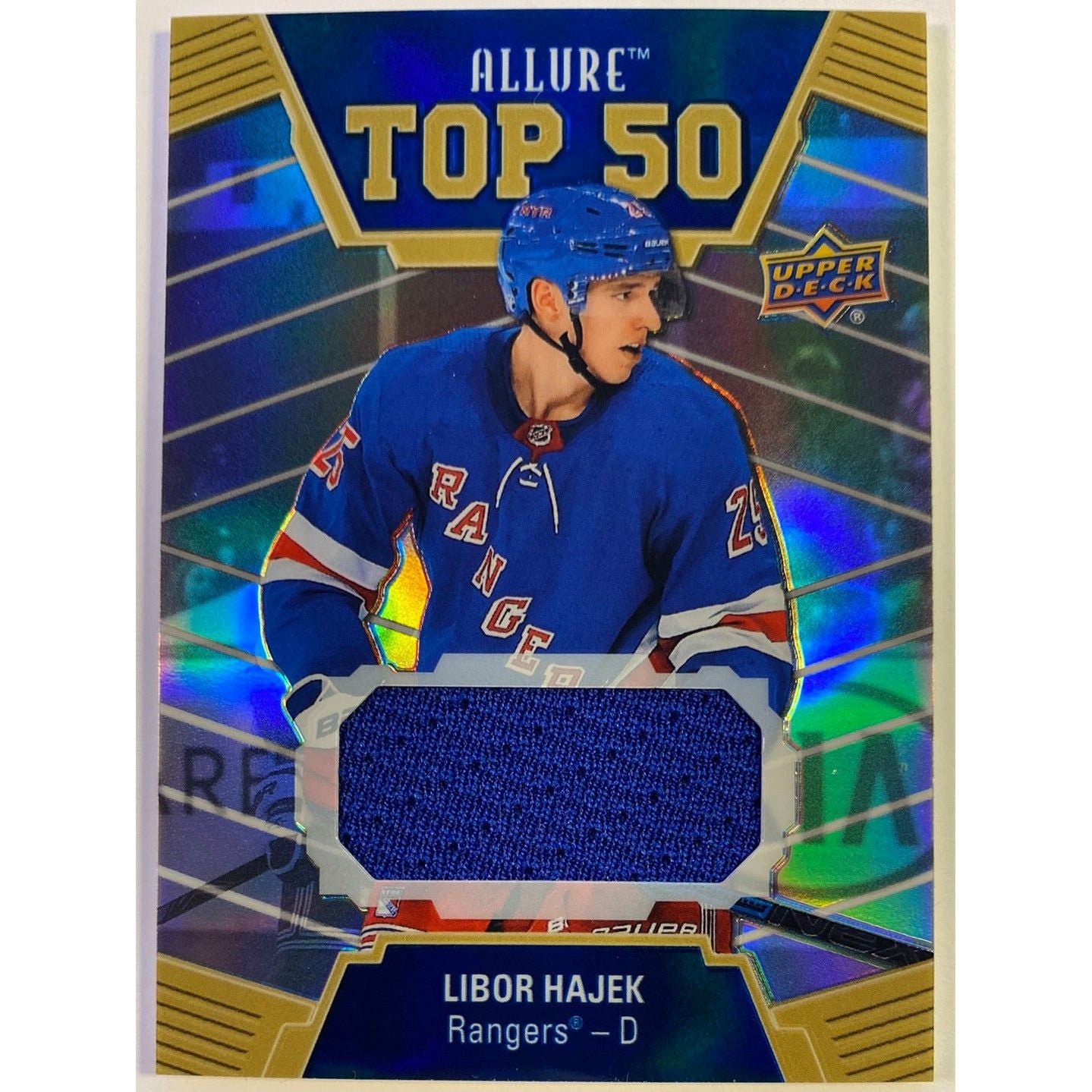  2019-20 Allure Libor Hajek Top 50 Rookie Patch  Local Legends Cards & Collectibles