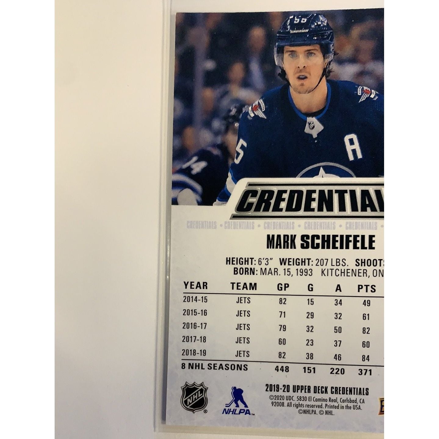  2019-20 Credentials Mark Scheifele Green Parallel /99  Local Legends Cards & Collectibles