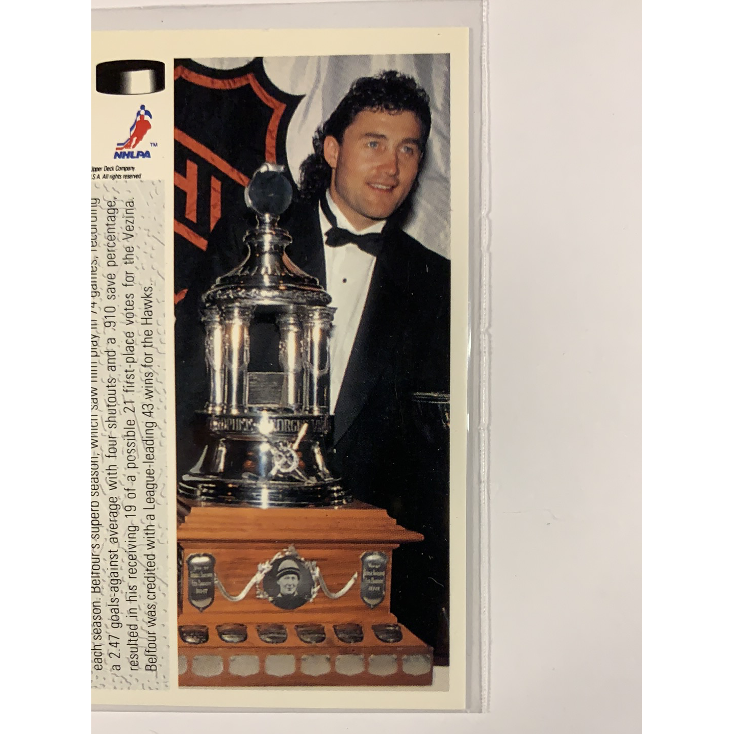  1991-92 Upper Deck Ed Belfour Holo Insert  Local Legends Cards & Collectibles