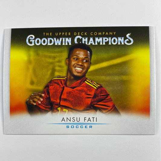 2021 Upper Deck Goodwin Champions Ansu Fati