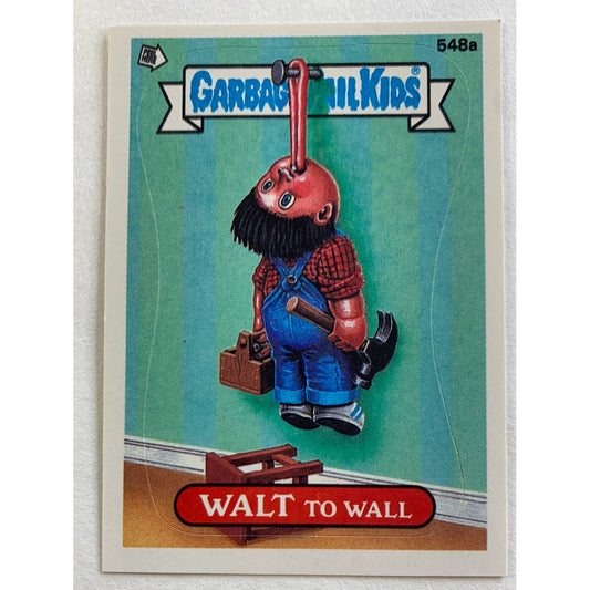 1988 Topps Garbage Pail Kids Walt to Wall Die Cut