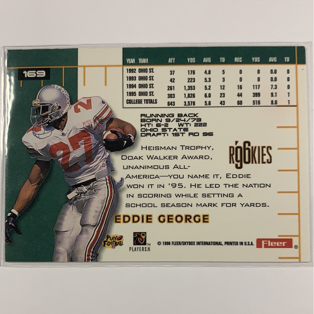  1996 Fleer Eddie George Rookies  Local Legends Cards & Collectibles