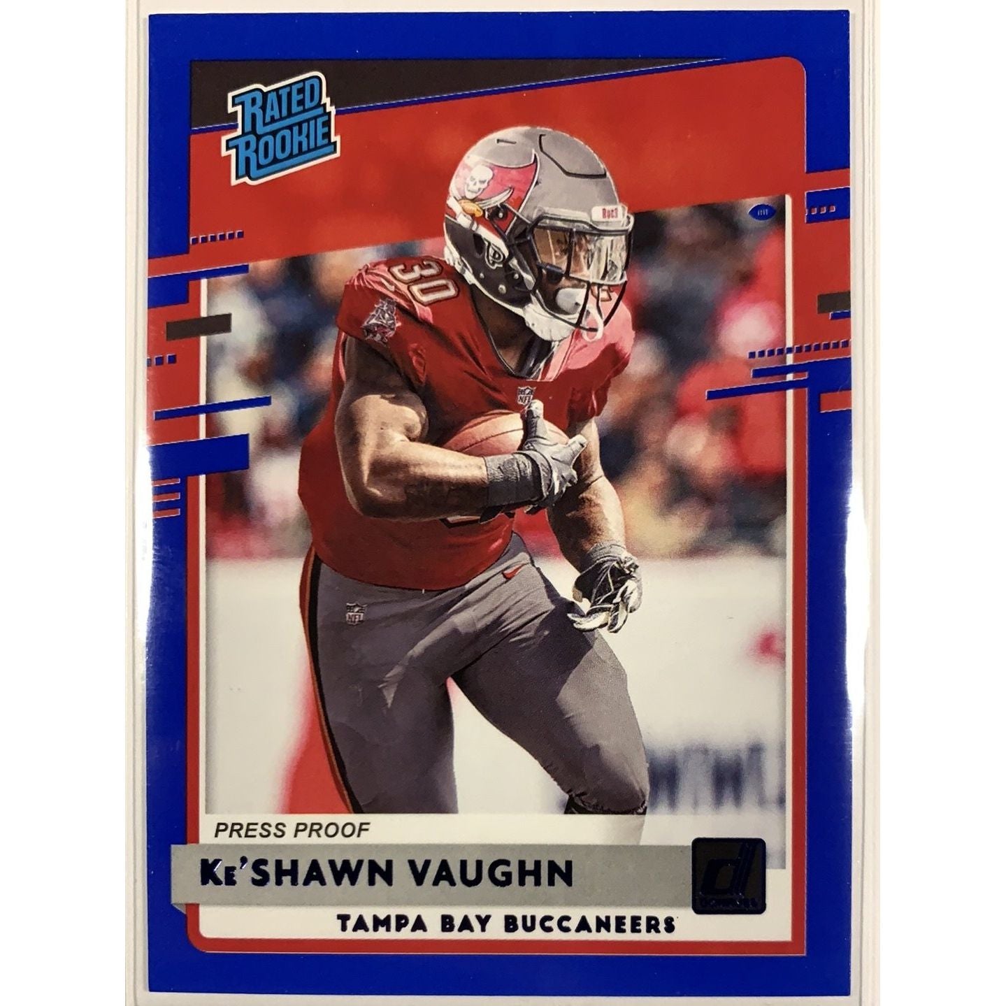  2020 Donruss Ke’Shawn Vaughn Blue Press Proof Rated Rookie  Local Legends Cards & Collectibles