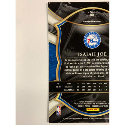  2020-21 Select Isaiah Joe Concourse Level RC  Local Legends Cards & Collectibles