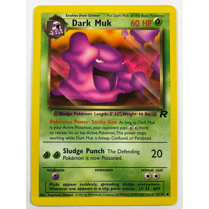 Dark Muk Non-Holo Uncommon 41/82