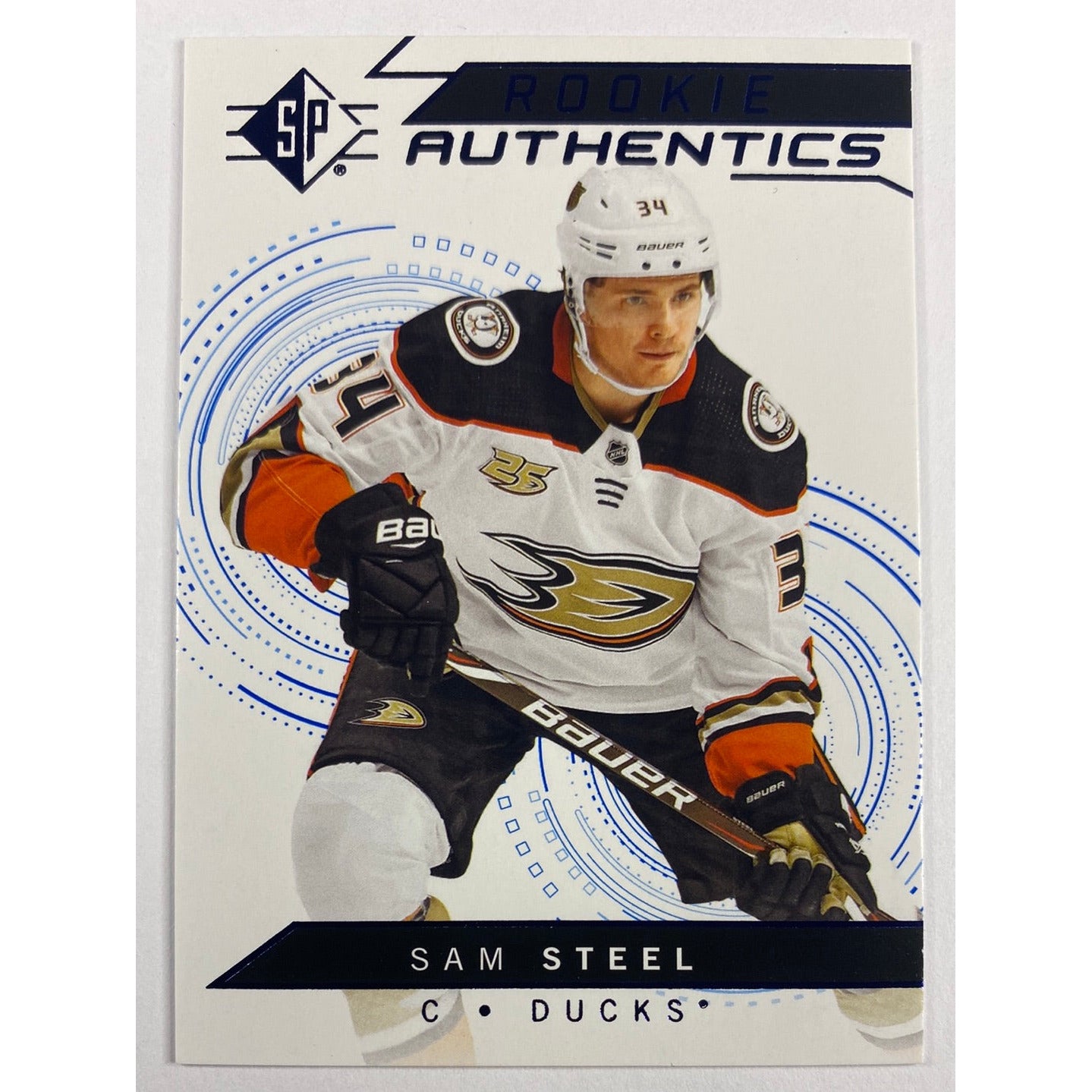 2018-19 Sp Sam Steel Rookie Authentics Blue