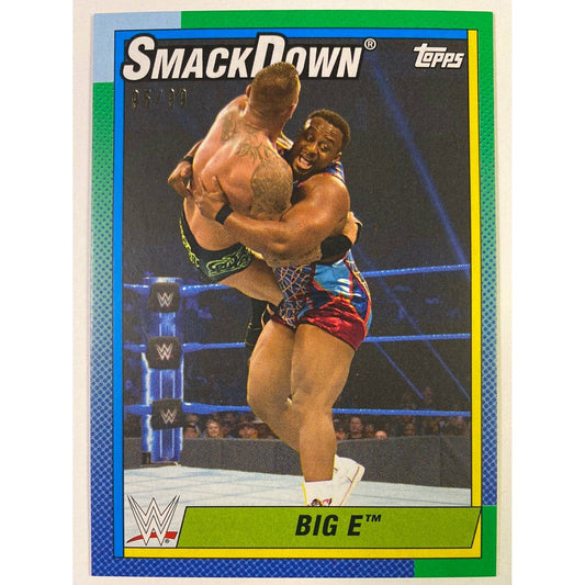 2021 Topps WWE Heritage Big E Green /99