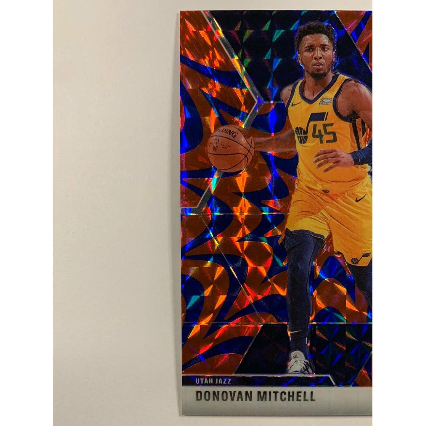 2019-20 Mosaic Donovan Mitchell Blue Reactive Prizm
