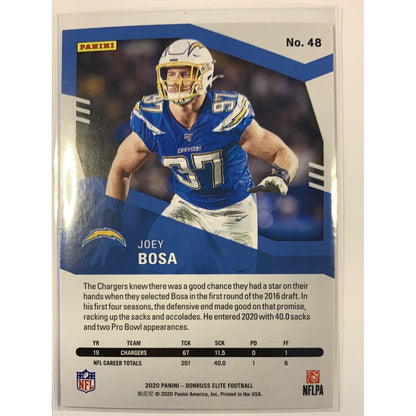  2020 Donruss Elite Joey Bosa Pink Parallel  Local Legends Cards & Collectibles