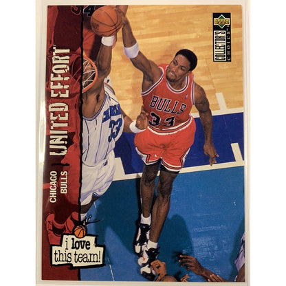  1995-96 Upper Deck Collectors Choice Scottie Pippen United Effort  Local Legends Cards & Collectibles