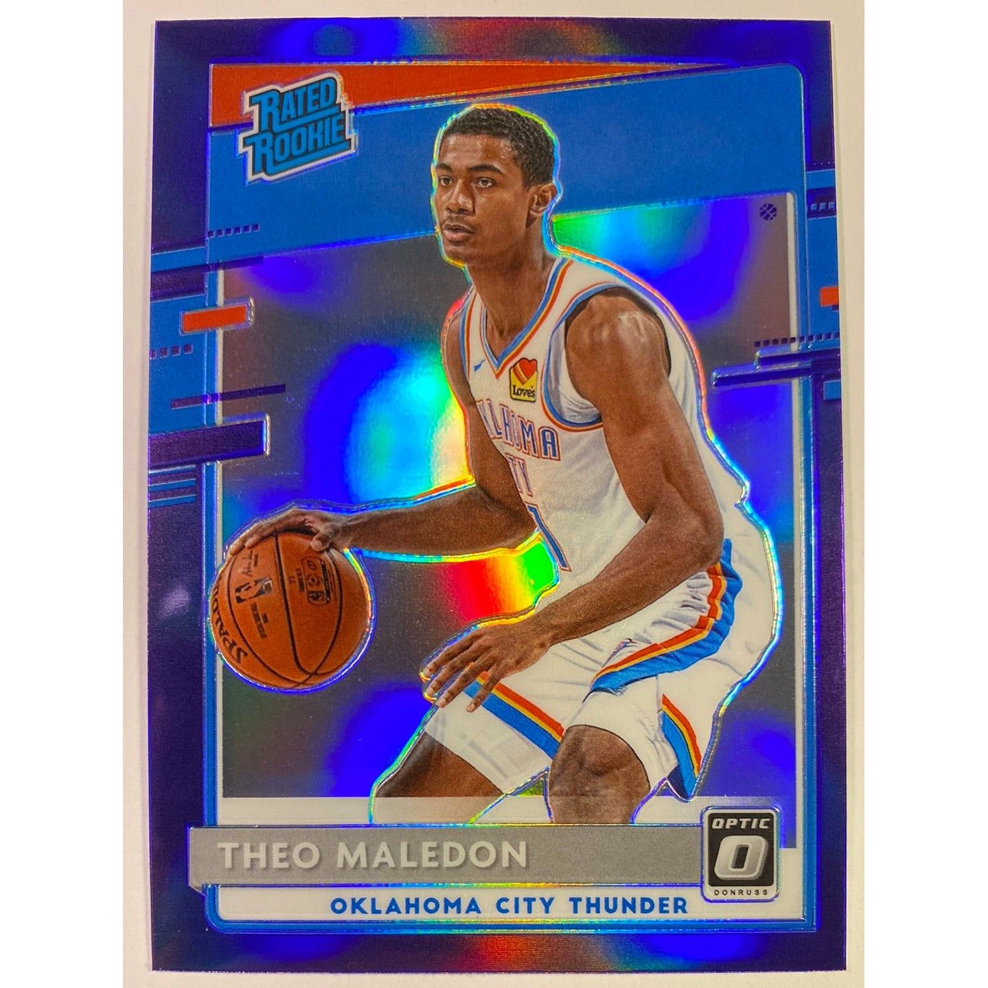  2020-21 Donruss Optic Theo Maledon Purple Holo Prizm Rated Rookie  Local Legends Cards & Collectibles