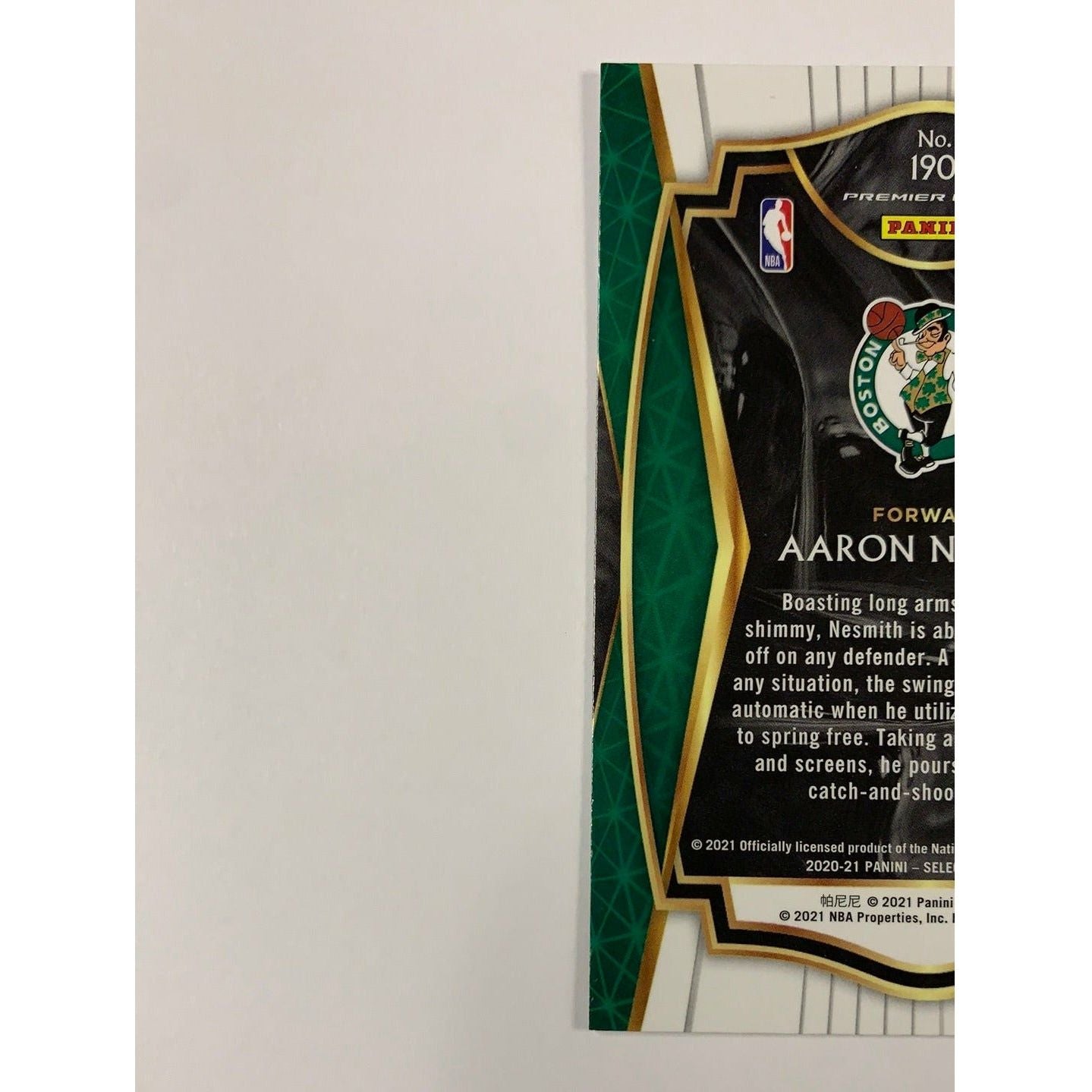 2021 Select Aaron Nesmith Premier Level Rookie Card