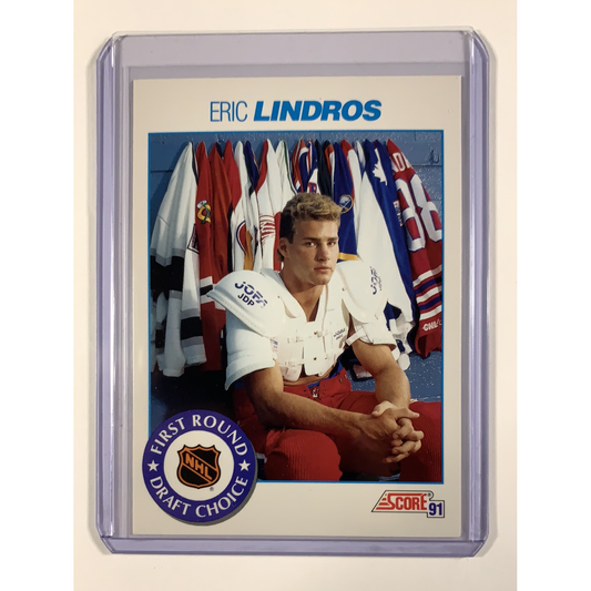  1991-92 Score Eric Lindros Rookie Card  Local Legends Cards & Collectibles