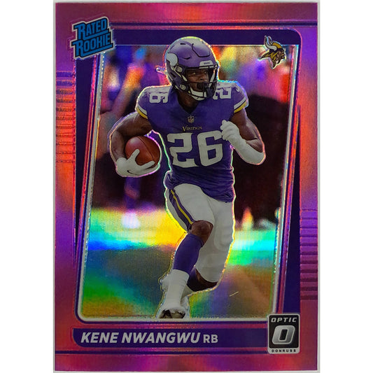 2021 Donruss Optic Kene Nwangwu Pink Holo Rated Rookie