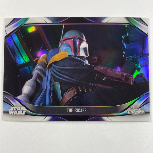 Topps Chrome The Mandalorian The Escape Refractor