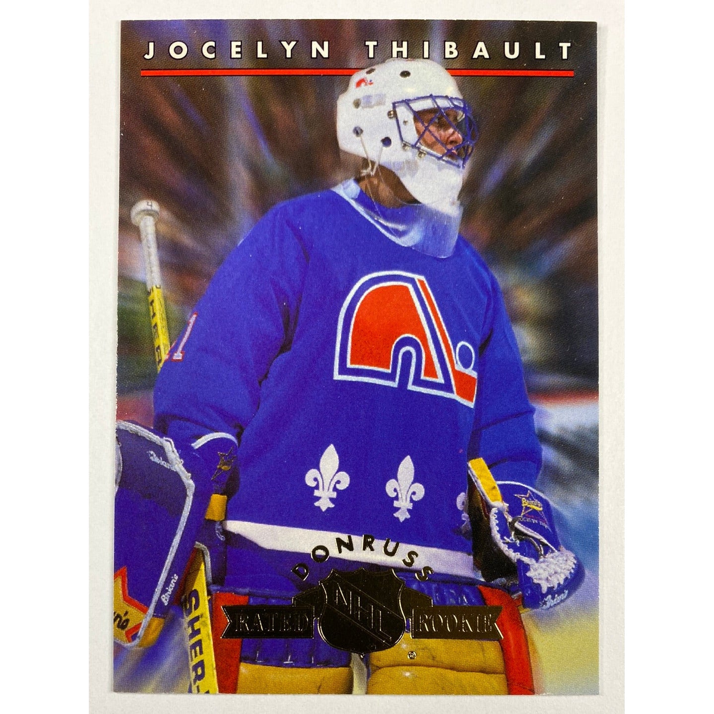 1993-94 Leaf Donruss Jocelyn Thibault Rated Rookie