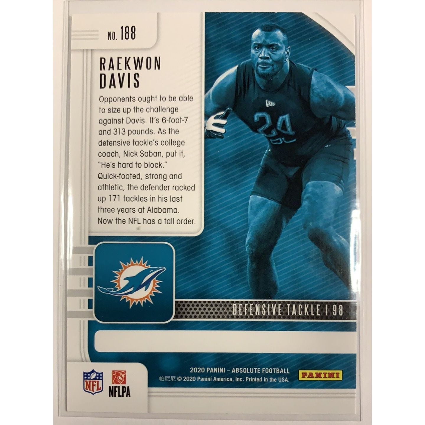  2020 Panini Absolute Raekwon Davis RC  Local Legends Cards & Collectibles