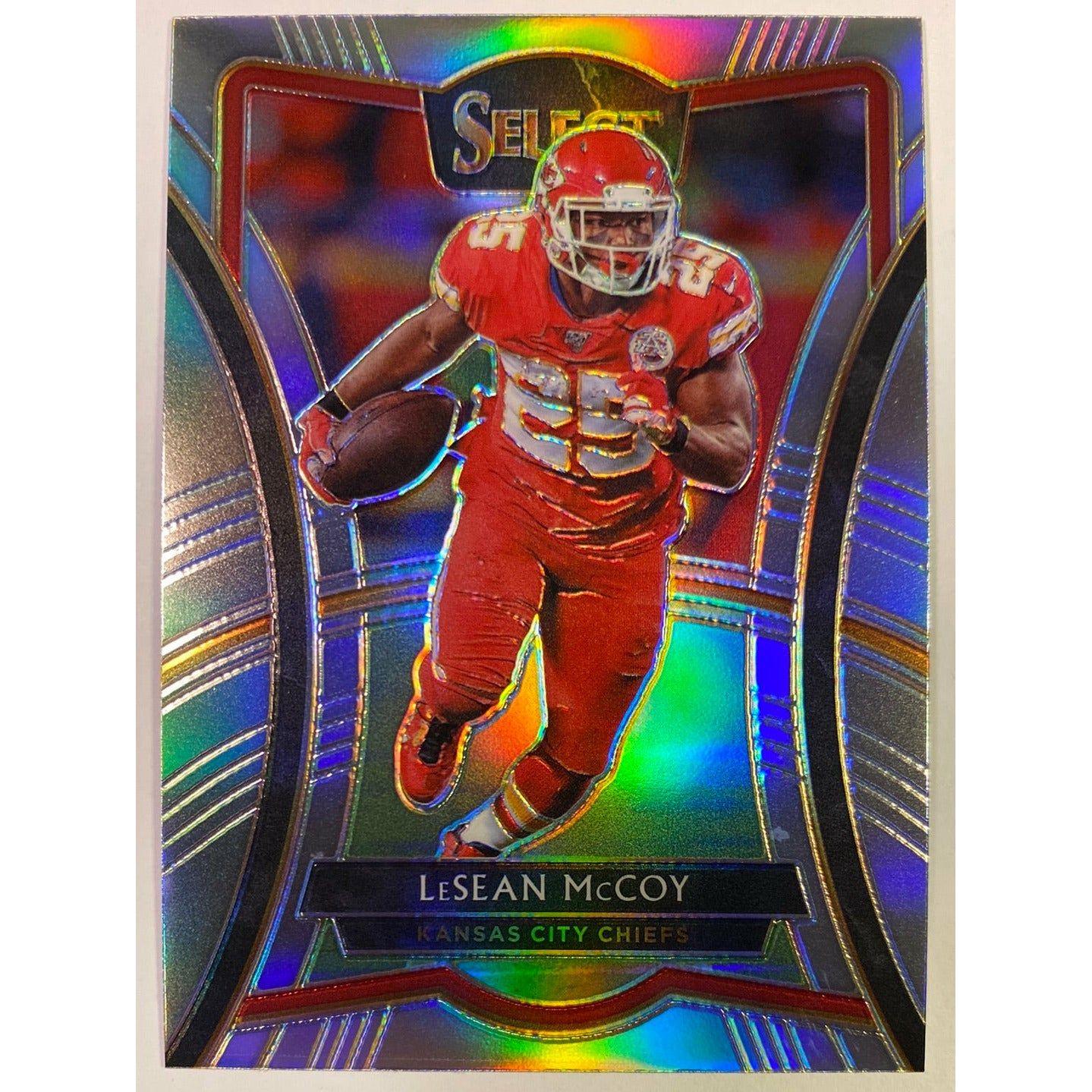 2019 Panini Prizm LeSean McCoy Premier Level Silver Holo Prizm