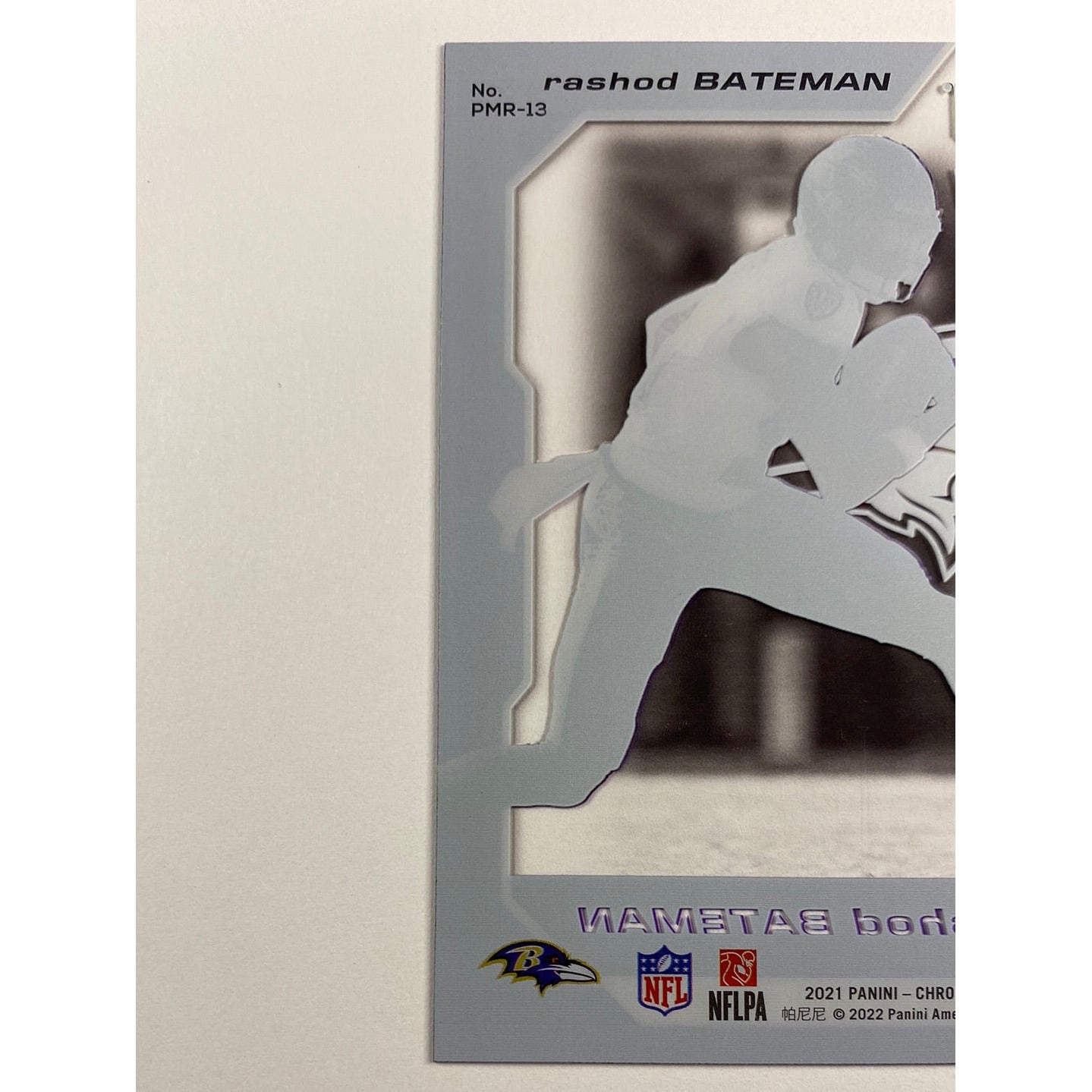 2021 Chronicles Playoff Momentum Rashod Bateman Acetate RC