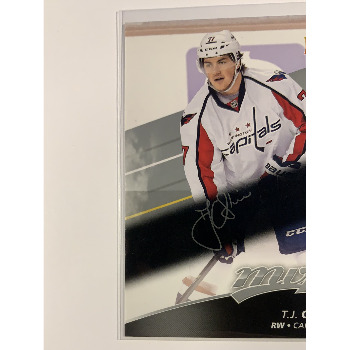  2017-18 MVP T.J. Oshie Silver Script  Local Legends Cards & Collectibles