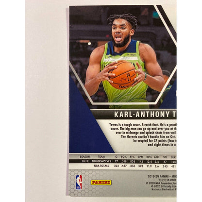 2019-20 Mosaic Karl-Anthony Towns Orange Reactive Prizm