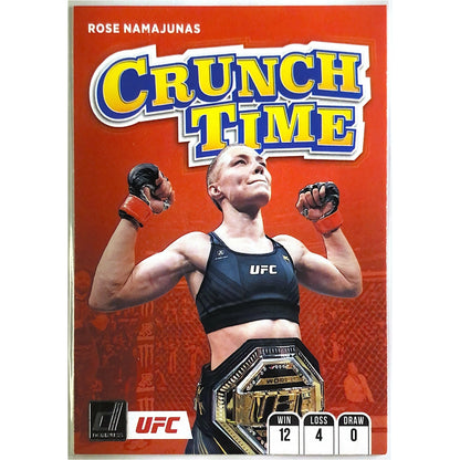 2022 Donruss Rose Namajunas Crunch Time