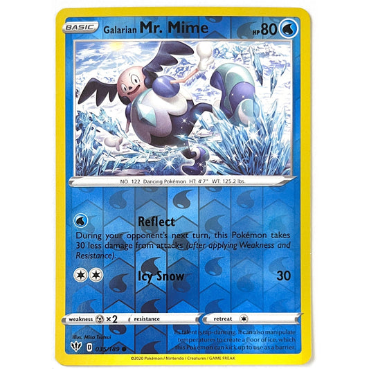 Galarian Mr.Mime Common Reverse Holo 035/189