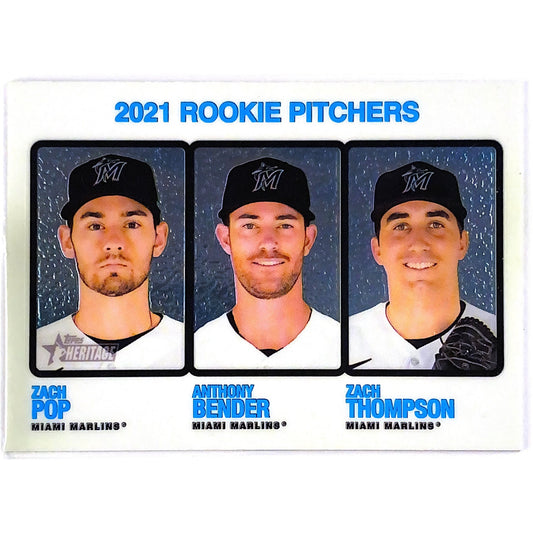 2022 Topps Heritage 2021 Rookie Pitchers Chrome /999