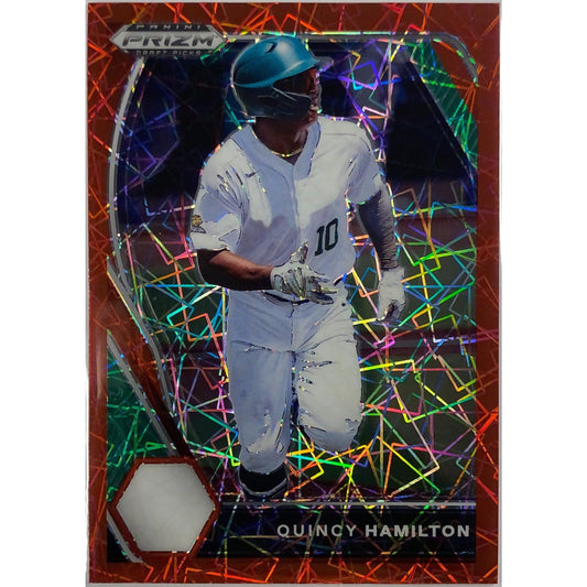 2021 Prizm Draft Picks Quincy Hamilton Red Velocity Prizm