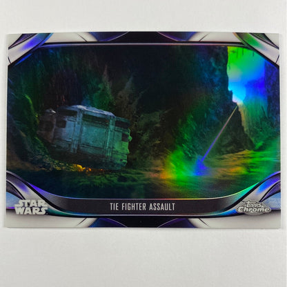 Topps Chrome The Mandalorian The Fighter Assault Refractor