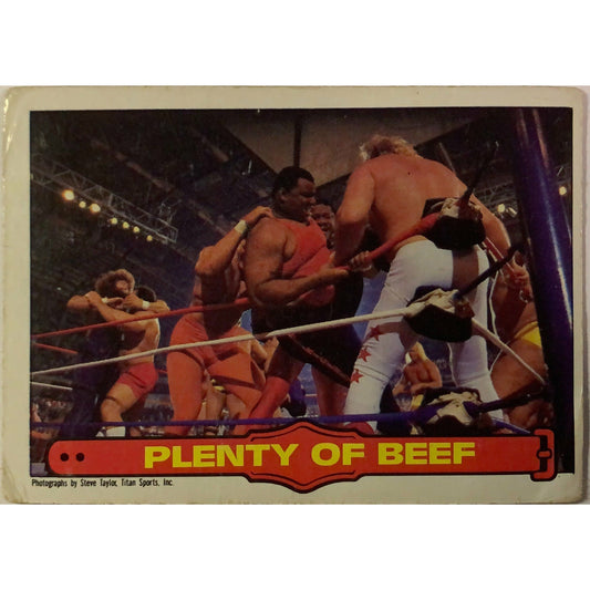  1985 Titan Sports Plenty of Beef  Local Legends Cards & Collectibles