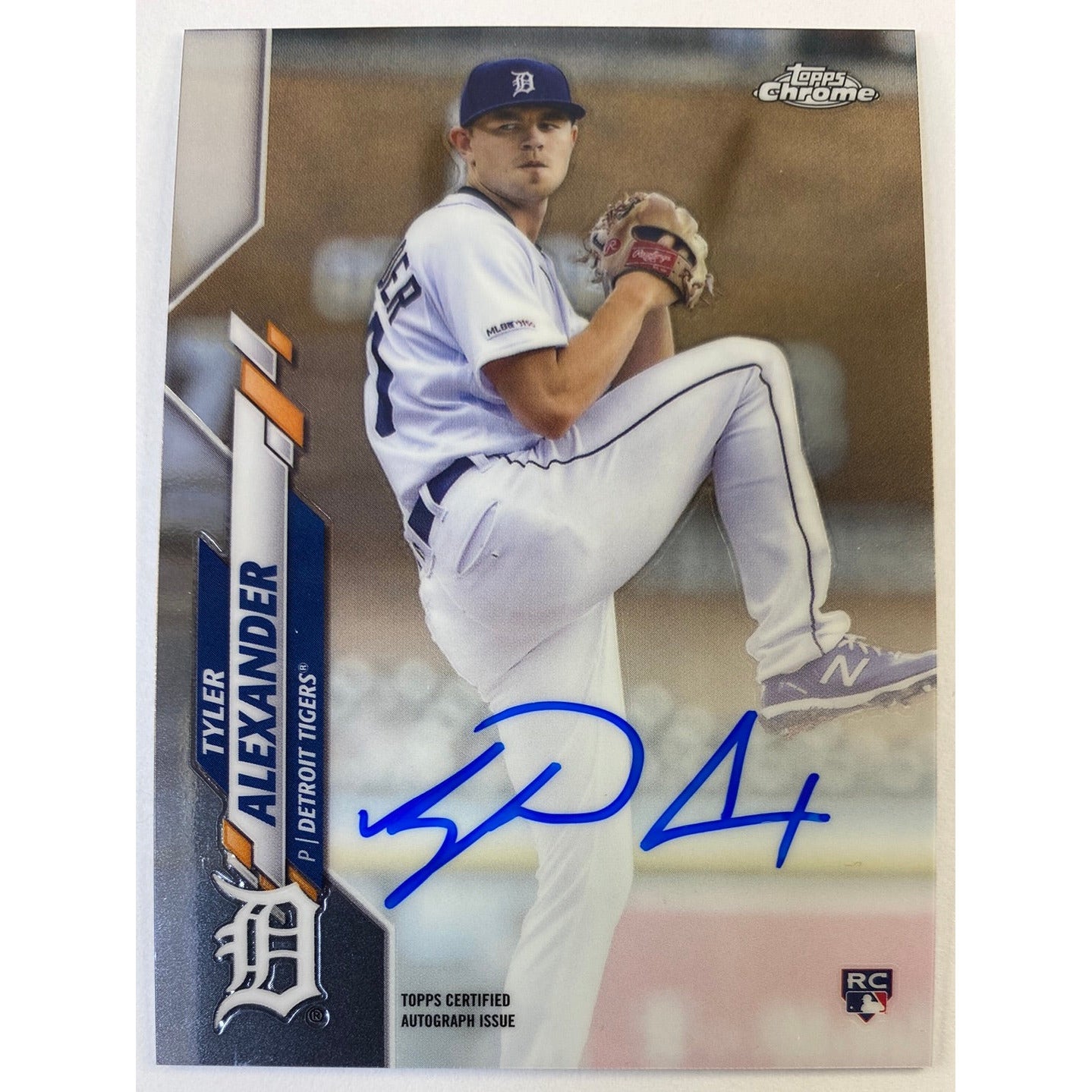 2020 Topps Chrome Tyler Alexander RC Auto