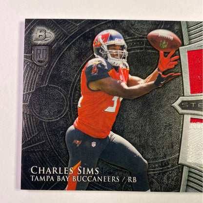 2014 Bowman Sterling Charles Sims Dual Patch