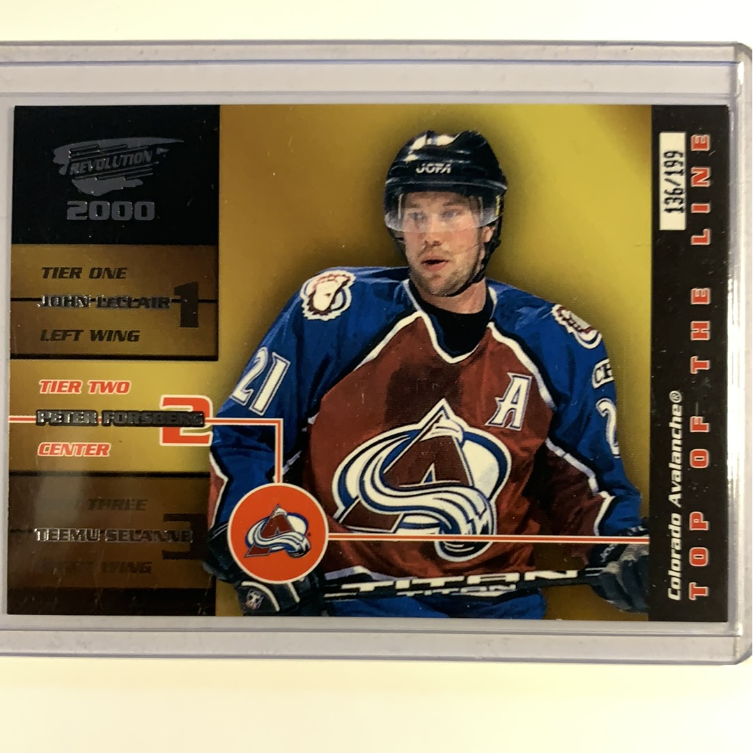  1999-00 Pacific Revolution Tier Two Peter Forsberg Top of the Line  Local Legends Cards & Collectibles