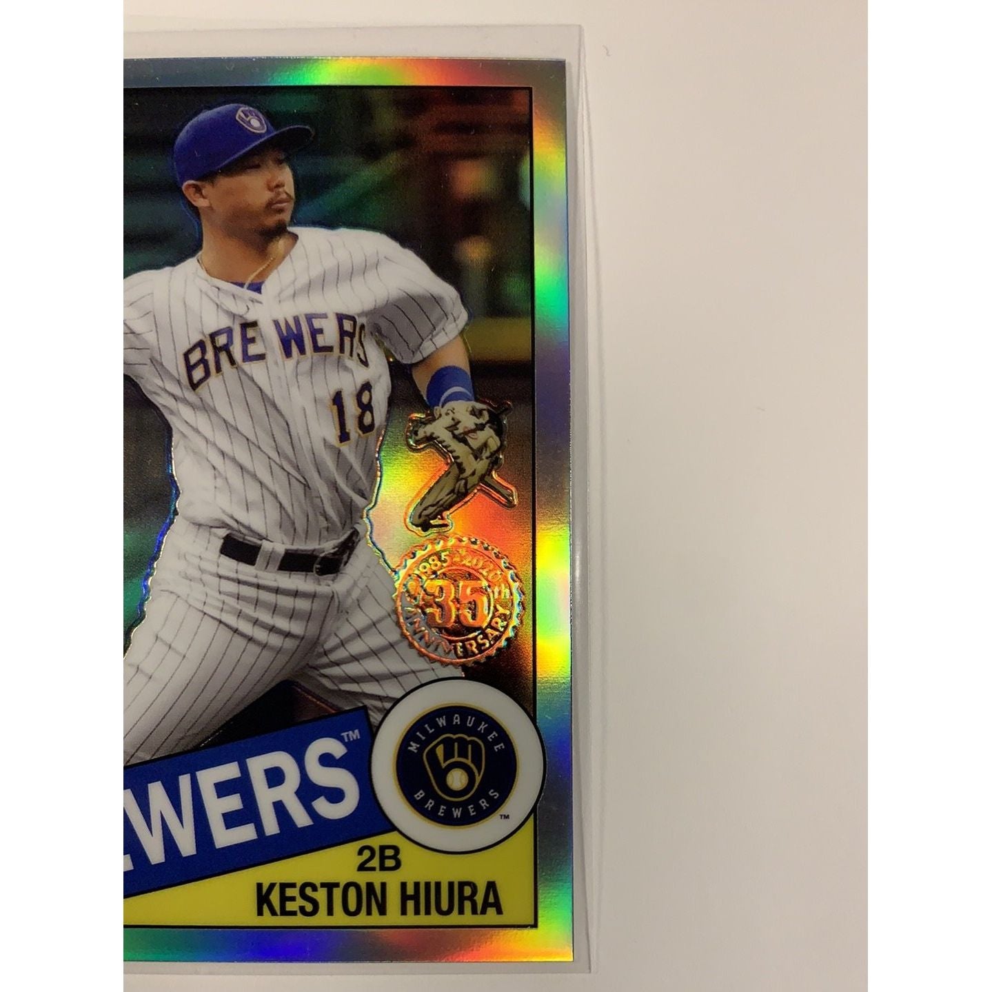  2020 Topps 35th Anniversary Keston Hiura Chrome Refractor  Local Legends Cards & Collectibles