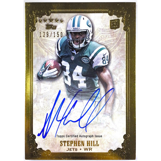 2012 Topps Five Star Stephen Hill Rookie Auto /150