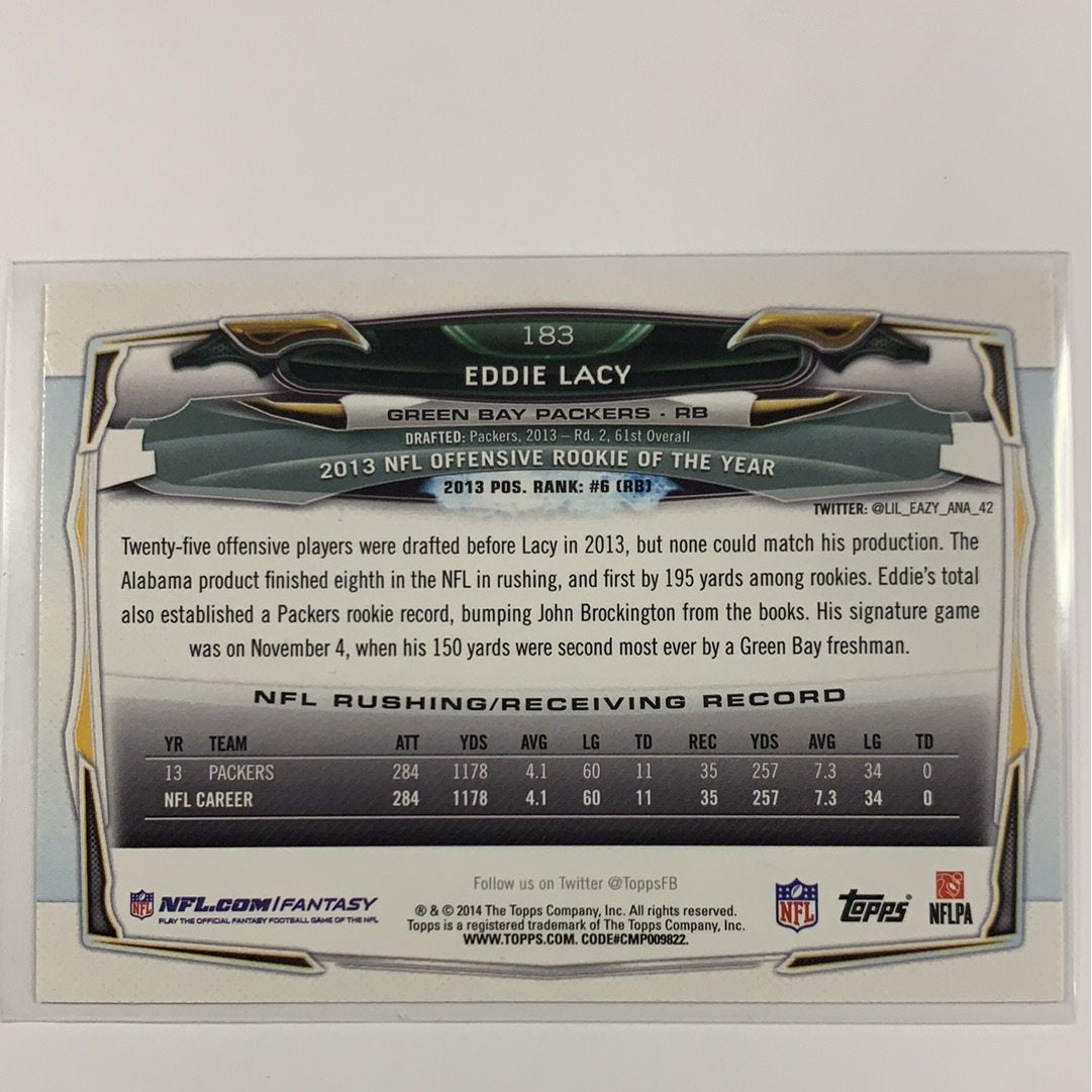  2014 Topps Eddie Lacy Rookie of the Year  Local Legends Cards & Collectibles