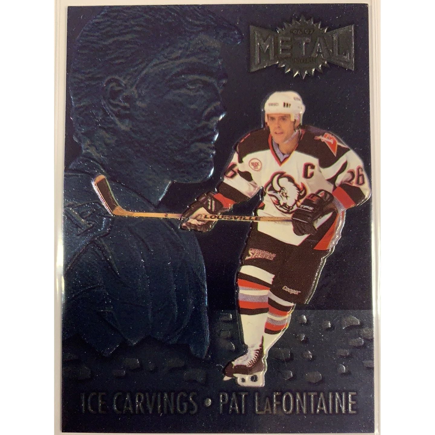  1996-97 Fleer Skybox Metal Universe Pat Lafontaine Ice Carvings  Local Legends Cards & Collectibles