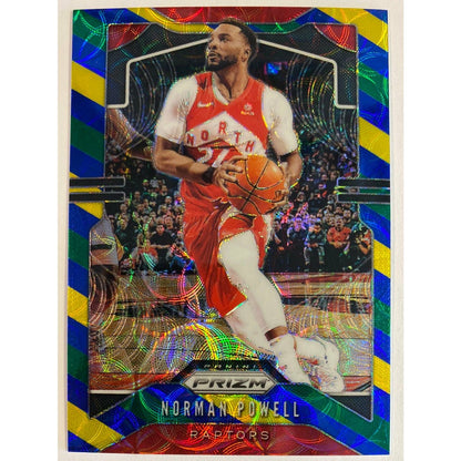 2019-20 Panini Prizm Norman Powell Yellow Red Green Blue Prizm