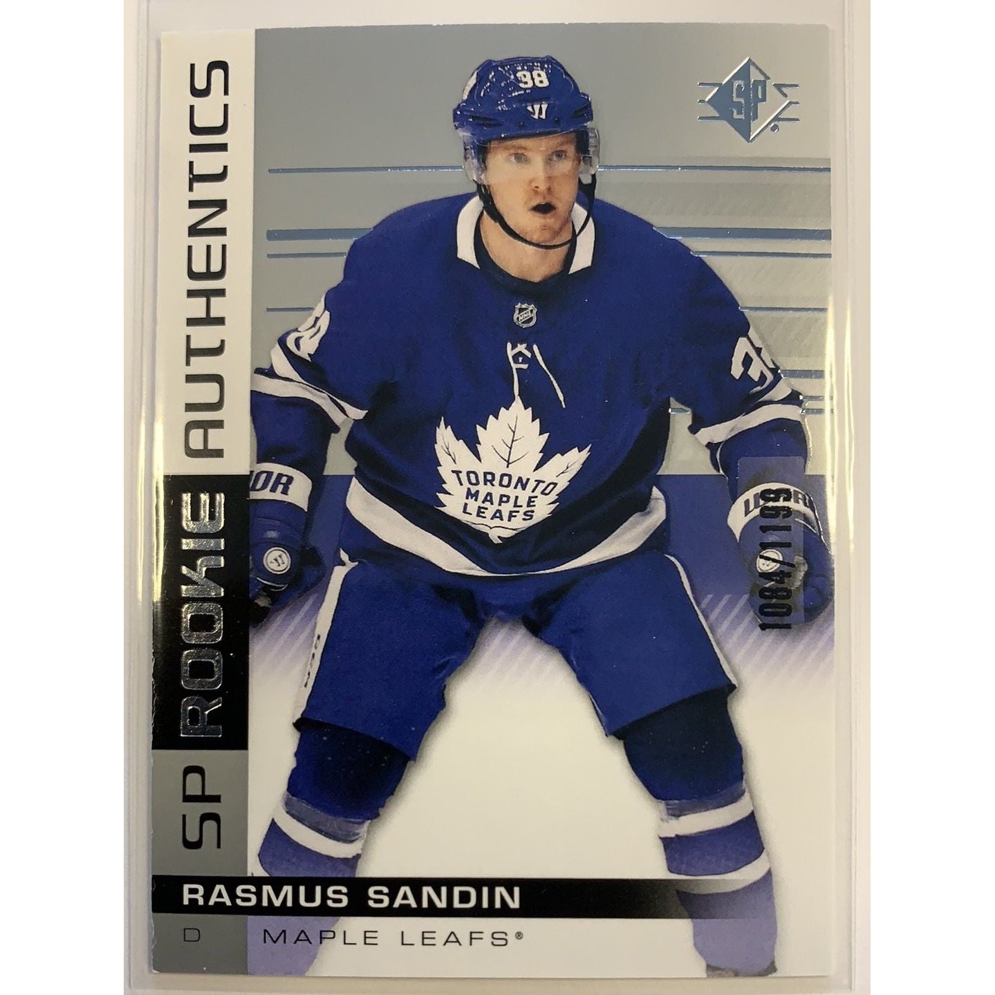  2019-20 SP Rasmus Sandin Rookie Authentics /1199  Local Legends Cards & Collectibles