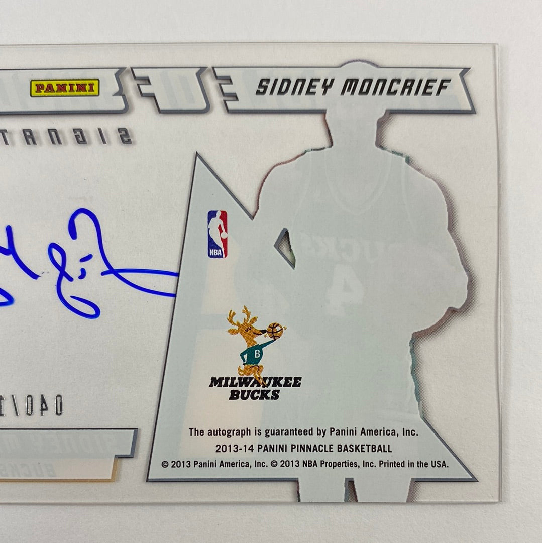 2013-14 Pinnacle Sidney Moncrief Pinnacle of Success Clear Cut Auto /199