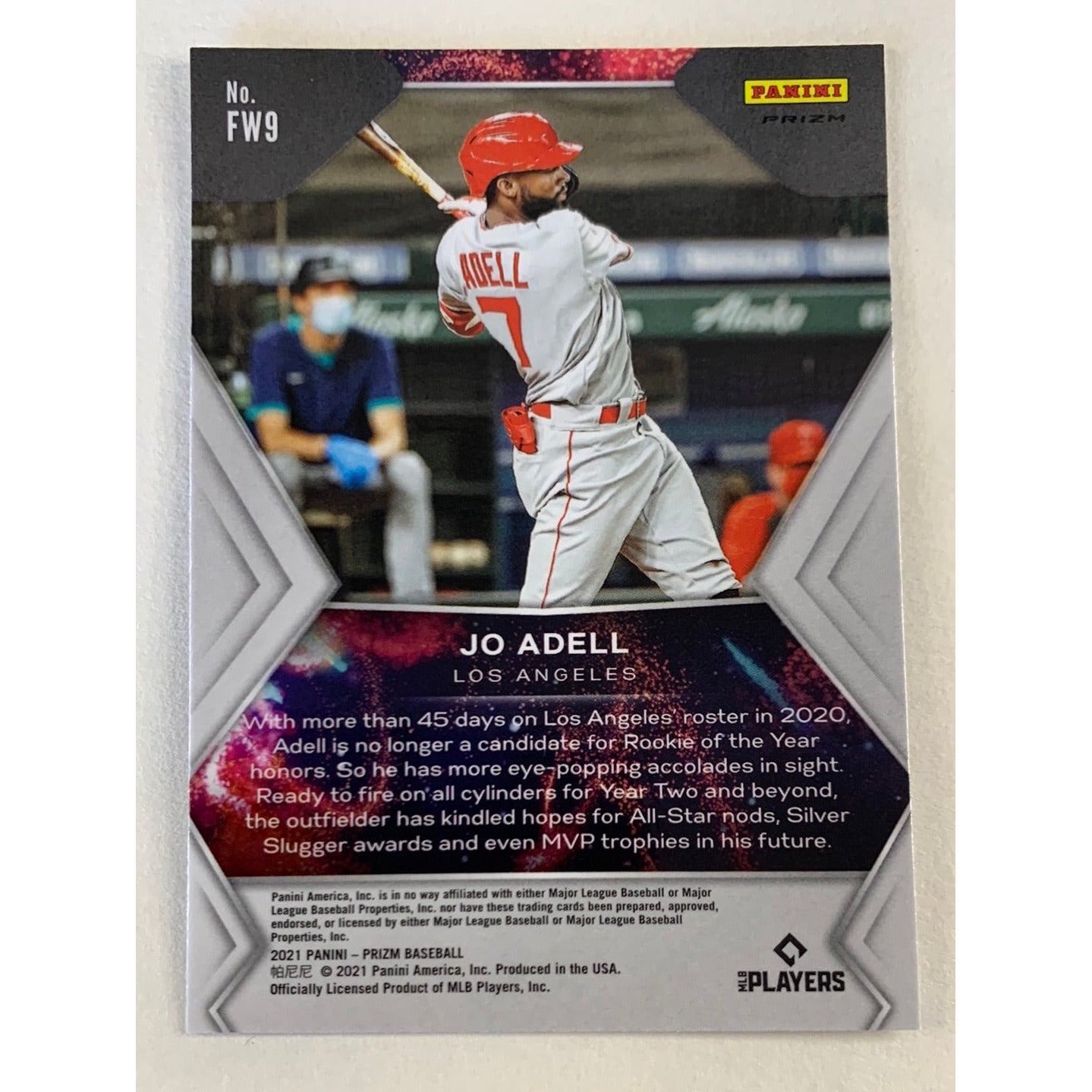 2021 Panini Prizm Jo Adell Fireworks RC