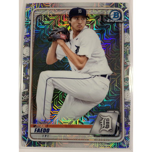  2020 Bowman Chrome Alex Faedo Mojo Refractor  Local Legends Cards & Collectibles